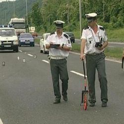Policisté obsadili silnice na Klatovsku