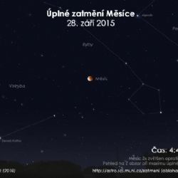 Přijďte v pondělí nad ránem pozorovat na Švabiny úplné zatmění Měsíce 