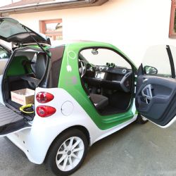 Reliéf šumavské krajiny není pro elektromobily problém 