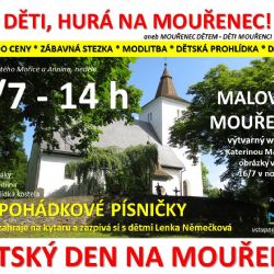 Šumavský Mouřenec zve na nedělní dětský den
