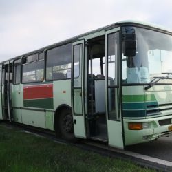 U Bezvěrova hořel autobus zajišťující náhradní vlakovou dopravu 