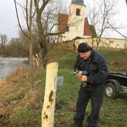 U kostela sv. Jiří můžete vyzkoušet dětskou stopovačku 