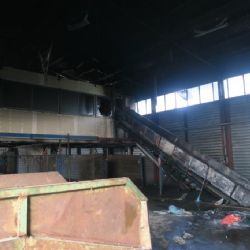 V Kralovicích hořel v pondělí stroj na zpracování odpadu, škoda 2,5 milionu 