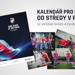 Viktoria Plzeň od středy prodává nový kalendář 2017: Náš život je Viktoria 