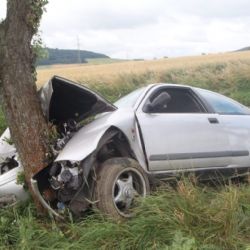 Vrtulník transportoval zraněné z nehody u Přeštic