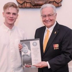Plzeňský student obdržel Čestné stipendium generála Pattona