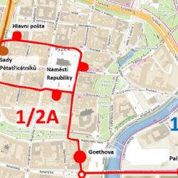 Výluka tramvají v Plzni: autobusy nahradí linky 1 a 2 od 30. června