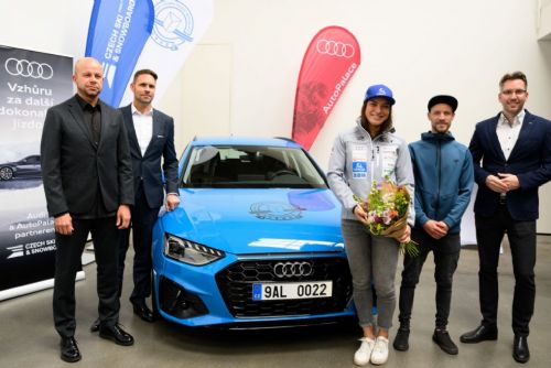 Obrázek - Čeští lyžaři ve vozech Audi