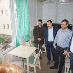 Vedení plzeňského centrálního obvodu navštívilo Hospic sv. Lazara