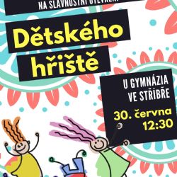 Slavnostní otevření dětského hřiště ve Stříbře