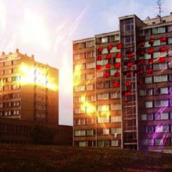 Okna studentských kolejí v Plzni poprvé rozbliká oblíbená Light show