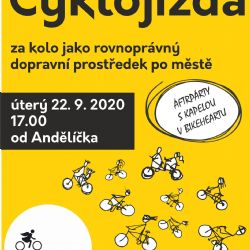 Cyklojízda v Plzni upozorní nejen na Evropský týden mobility 