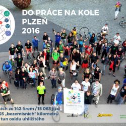 Soutěžní kampaň Do práce na kole v Plzni zná své vítěze