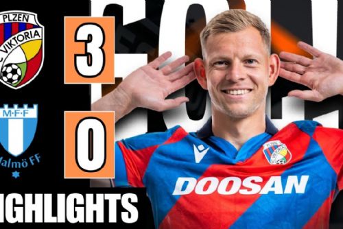 obrázek:Plzeň po trenérské změně září - výhra 3:0 nad Malmö