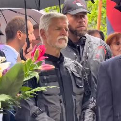 Prezident Pavel odhalil na Šumavě pomník - zdůraznil význam historie a vzpomínek