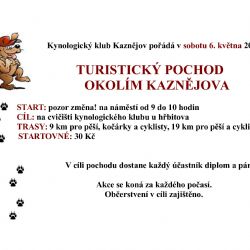 Kynologové z Kaznějova zvou na pochod