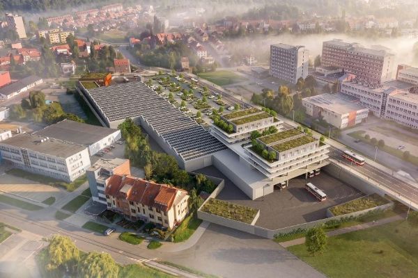 V Komíně vznikne moderní zázemí pro trolejbusy. Součástí projektu budou i byty a zbrojnice