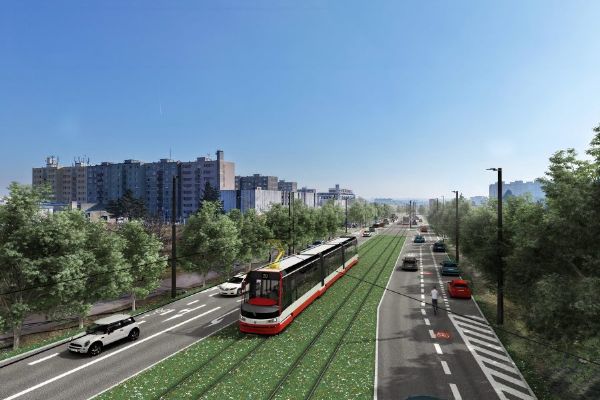 Praha zahájila stavbu nové tramvajové trati Libuš – Nové Dvory. Zkušební provoz má začít na konci roku 2028
