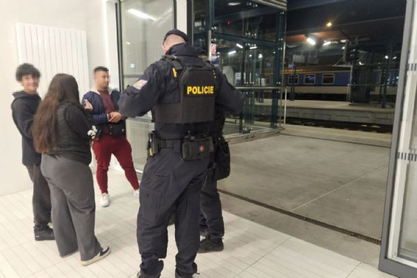 Noční razie v centru Plzně. Policisté zkontrolovali 277 lidí, tři řidiči byli pod vlivem