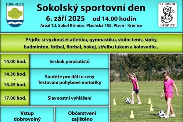 Sokolský sportovní den Křimice