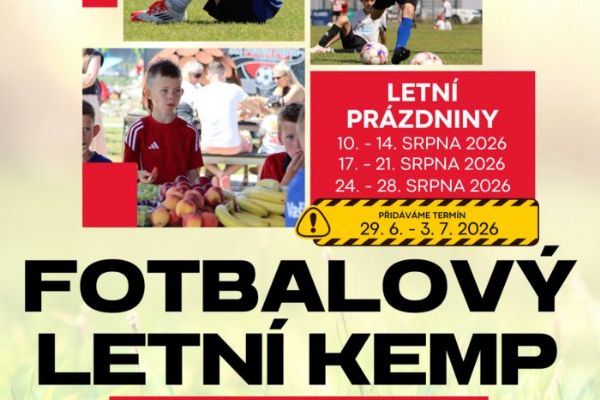 SK Petřín Plzeň pořádá Fotbalový letní kemp