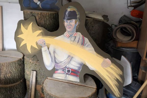 Hasiči v Dolejším Těšově u Hartmanic mají vlastní betlém