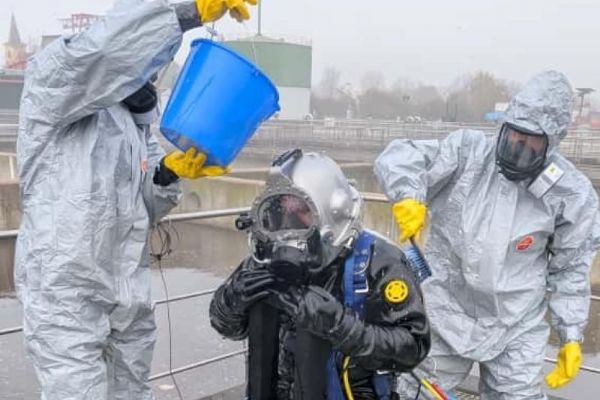 Potápěči z Olomoucka trénovali v náročných podmínkách čistírny odpadních vod