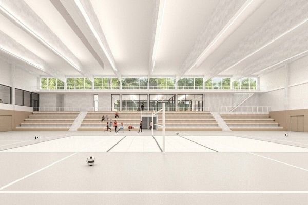 Ve Velkém Meziříčí roste nová sportovní hala za 156 milionů