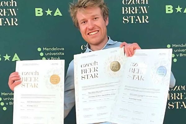Veselští studenti získali medaile za školní piva na soutěžích v Litoměřicích i Brně
