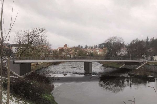 Český Krumlov připravuje nový most u pivovaru