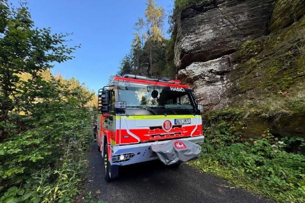 Hasiči z Česka a Německa procvičí spolupráci při lesních požárech v Českém Švýcarsku