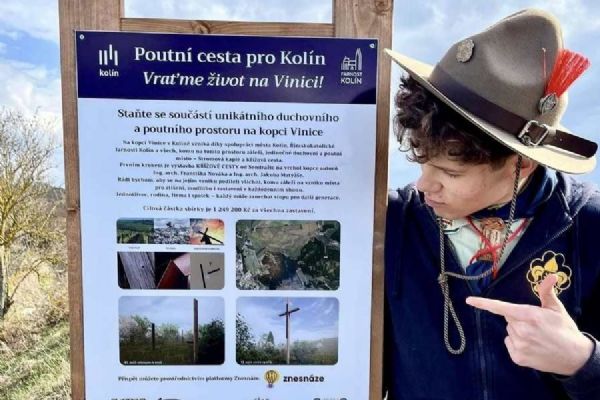 Vinice u Kolína: projekt křížové cesty pokračuje, rozhodující budou finance