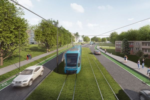 Schvalování tramvajové trati v Porubě znovu zpomalilo. Úřad čeká na rozhodnutí ministerstva o podjatosti