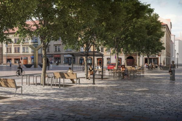Stromy na náměstí Republiky musí počkat. Výsadbu v Plzni odložila vedra a sucho