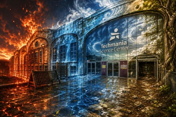 Techmania po setmění ožije čtyřmi živly. Noční léto nabídne hru, pokusy i planetárium