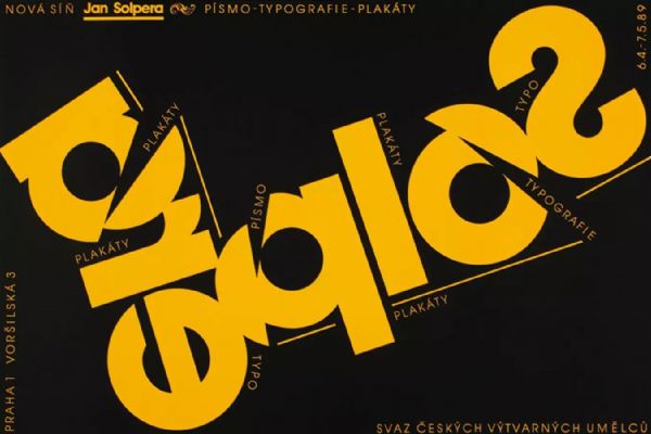 Typografie jako umění. V Plzni začne výstava Jan Solpera ROUNDED