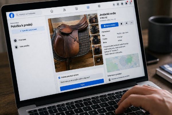 Žena z Jindřichohradecka hledala sedlo na Facebooku. Podvodník ji připravil o 15 tisíc