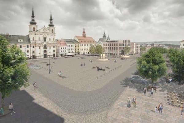 Masarykovo náměstí v Jihlavě projde etapní proměnou s posunem vozovky