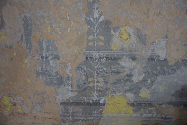 Na zámku v Merklíně objevili restaurátoři antické výzdoby, jde o mimořádný nález