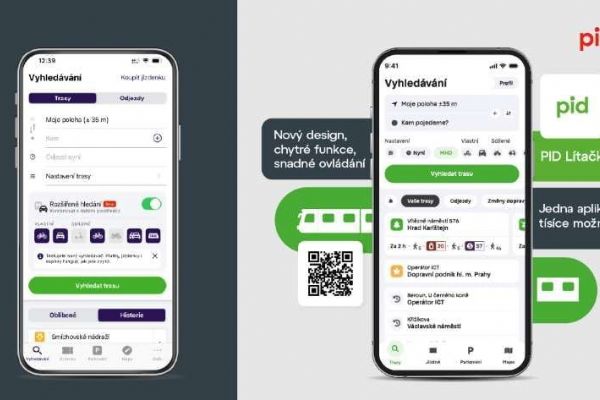 PID Lítačka 2.0 přinese tmavý režim a nové funkce pro cestující