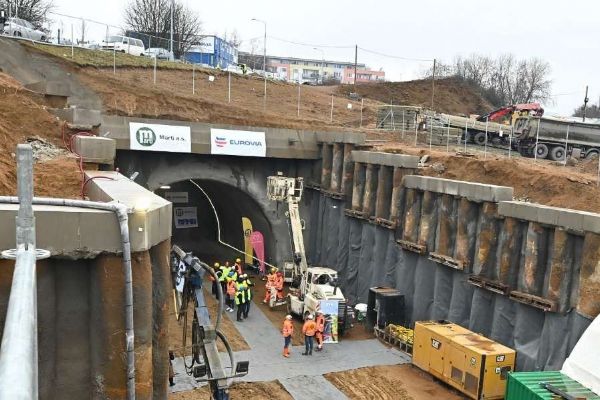 V Bystrci začala ražba tramvajového tunelu, klíčové části trati na Kamechy