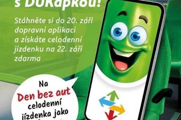 Bezplatná veřejná doprava v Ústeckém kraji oslaví Den bez aut