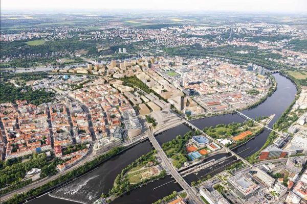 Bubny čeká rozsáhlá proměna. Nová čtvrť nabídne až deset tisíc bytů i centrální park