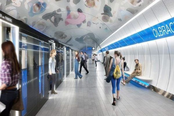 Metro D už má definitivní názvy stanic. Olbrachtovu nahradí Ryšánka