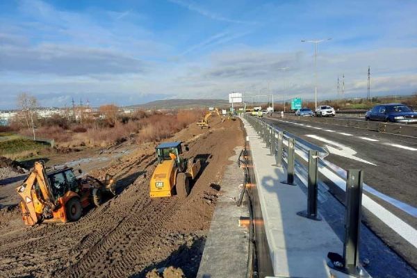 Rekonstrukce dálnice D10 u Staré Boleslavi omezuje provoz na 80 km/h