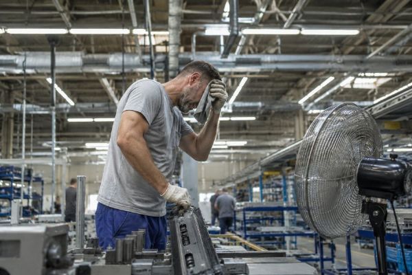 Středočeské firmy zavádějí opatření proti horku. Zaměstnancům pomáhají nápoje, přestávky i odlehčené oblečení