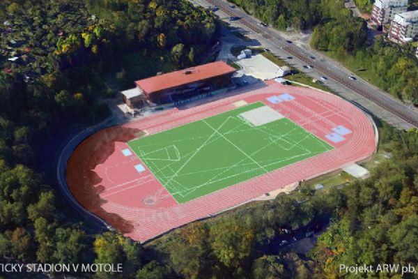 V Motole vznikne atletický stadion, Praha koupila areál a investuje přes 300 milionů