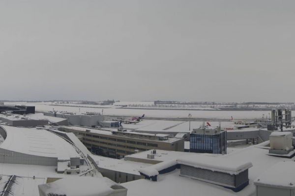 Vídeň omezená silným sněžením, doprava zpomaluje