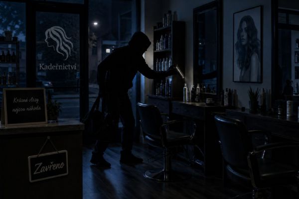 Za dva týdny měl vykrást auto, restauraci i salon. Skončil ve vazbě