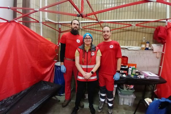 Zdravotníci Červeného kříže provedli více než 1000 ošetření v zimním nouzovém centru